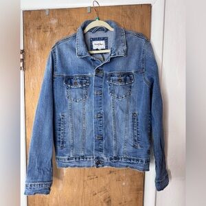 Goodfellow & Co Women’s Denim Jacket Medium Classic Blue Trucker Style